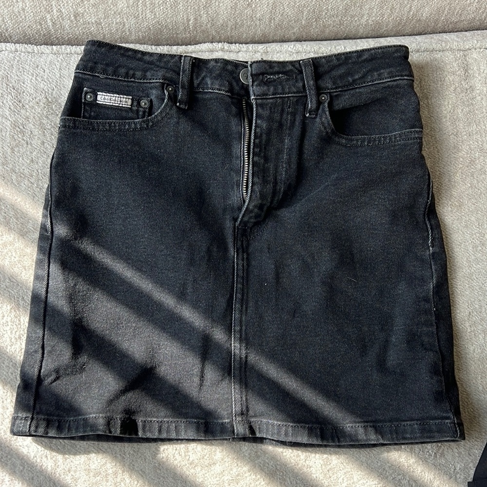 Calvin Klein denim skirt